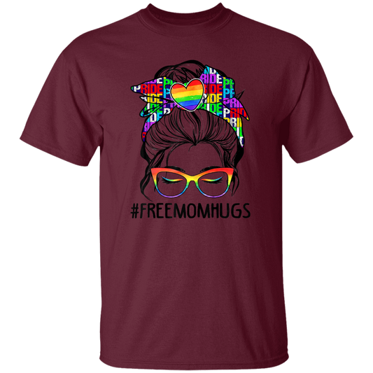 Freemomhugs, Freehug, Messy Buns, Lgbt Pride, Lgbt Unisex T-Shirt