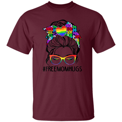 Freemomhugs, Freehug, Messy Buns, Lgbt Pride, Lgbt Unisex T-Shirt