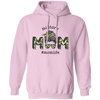 Military Mom, Mom Life, Army Mom, Messy Bun Pullover Hoodie