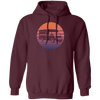 Camping Vintage, Sun Camper Gift, Campground Vacation, Like To Camp In Nature Pullover Hoodie