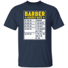 Funny Barber Gift, Barber Sayings, Barber Hourly Rate Gifts, Love Baber Unisex T-Shirt