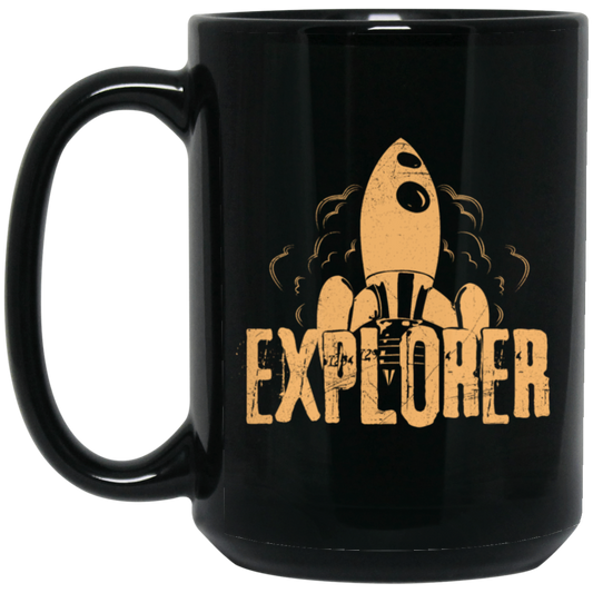 Astronomy Gift, Science Of The Stars, Love To Explorer, Best Shuttle Black Mug