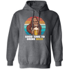 Good Time To Drink Beer, Retro Monkey, Gorilla Drink Beer Pullover Hoodie