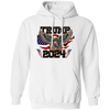 Stay warm and stylish with this official Trump 2024, Eagle American, PTSD American, and American Flag Pullover Hoodie. This soft and comfortable hoodie features printed logos and flag designs to show off your patriotic spirit. Perfect for showing your support for America or just adding a stylish piece to your wardrobe.