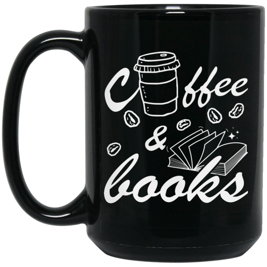 Coffee And Books, Love Coffee, Love Books, Coffee Lover, Best Bookworm Black Mug
