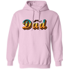 Retro Gift For Dad, With Black Beard, Father's Day Gift Pullover Hoodie