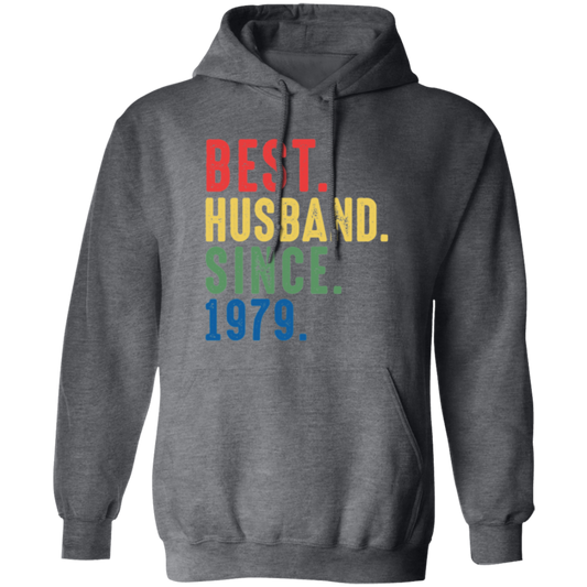 Best Husband Since 1979, 1979 Anniversary, 1979 Wedding Gift Pullover Hoodie