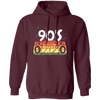 90s Boombox Radio, Old School Retro, Best 90s Birthday, 90s Love Gift Pullover Hoodie