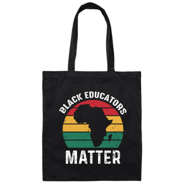 Africa Retro Black Educations Matter Retro Africa Canvas Tote Bag