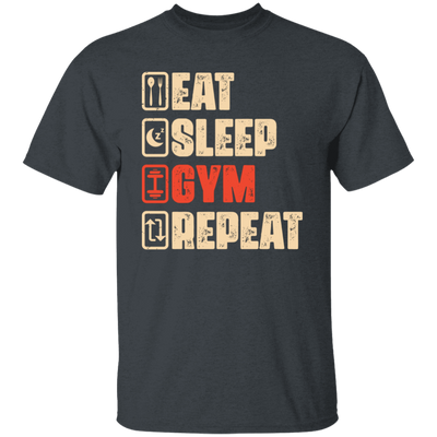 Eat Sleep Gym Repeat, Retro Gym, Do The Gym, Do The Fitness Unisex T-Shirt