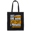 Car Lover Gift, Just One More Car Part I Promise, Yellow Car Part Love Gift Canvas Tote Bag