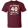 Anniversary Gift, 40th Anniversary, 40 Years Wedding, Anniversary Gift Unisex T-Shirt