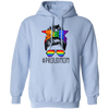 Freemomhugs, Proud Mom, Proud LGBT Mom, Messy Bun, Mother's Day Pullover Hoodie