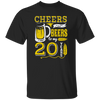 Cheers And Beers For 20th Birthday Gift Idea, Love 20th Birthday Unisex T-Shirt