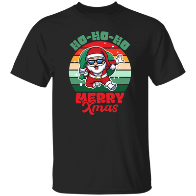 Ho Ho Ho Merry Xmas, Retro Christmas, Funny Santa, Merry Christmas, Trendy Christmas Unisex T-Shirt