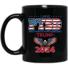 I Have PTSD, Pretty Tired Of Stupid Democrats, Trump 2024 Black Mug