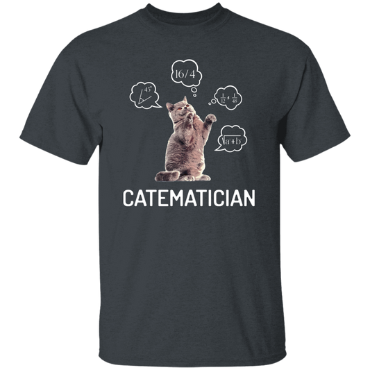 Catematician, Real Cat, Cat Love Math, Mathematics Unisex T-Shirt