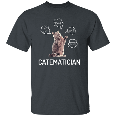 Catematician, Real Cat, Cat Love Math, Mathematics Unisex T-Shirt