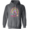 Math Is No Problem, No Prob-llama, Math Rainbow Pullover Hoodie