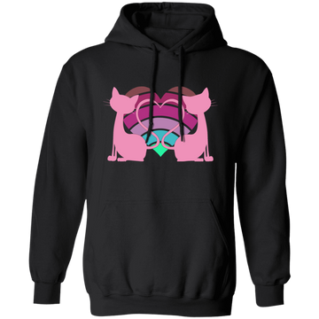 Cat Couple, Love Story, A Pair Of Cat, Lovely Cat, Best Love Ever Gift Pullover Hoodie