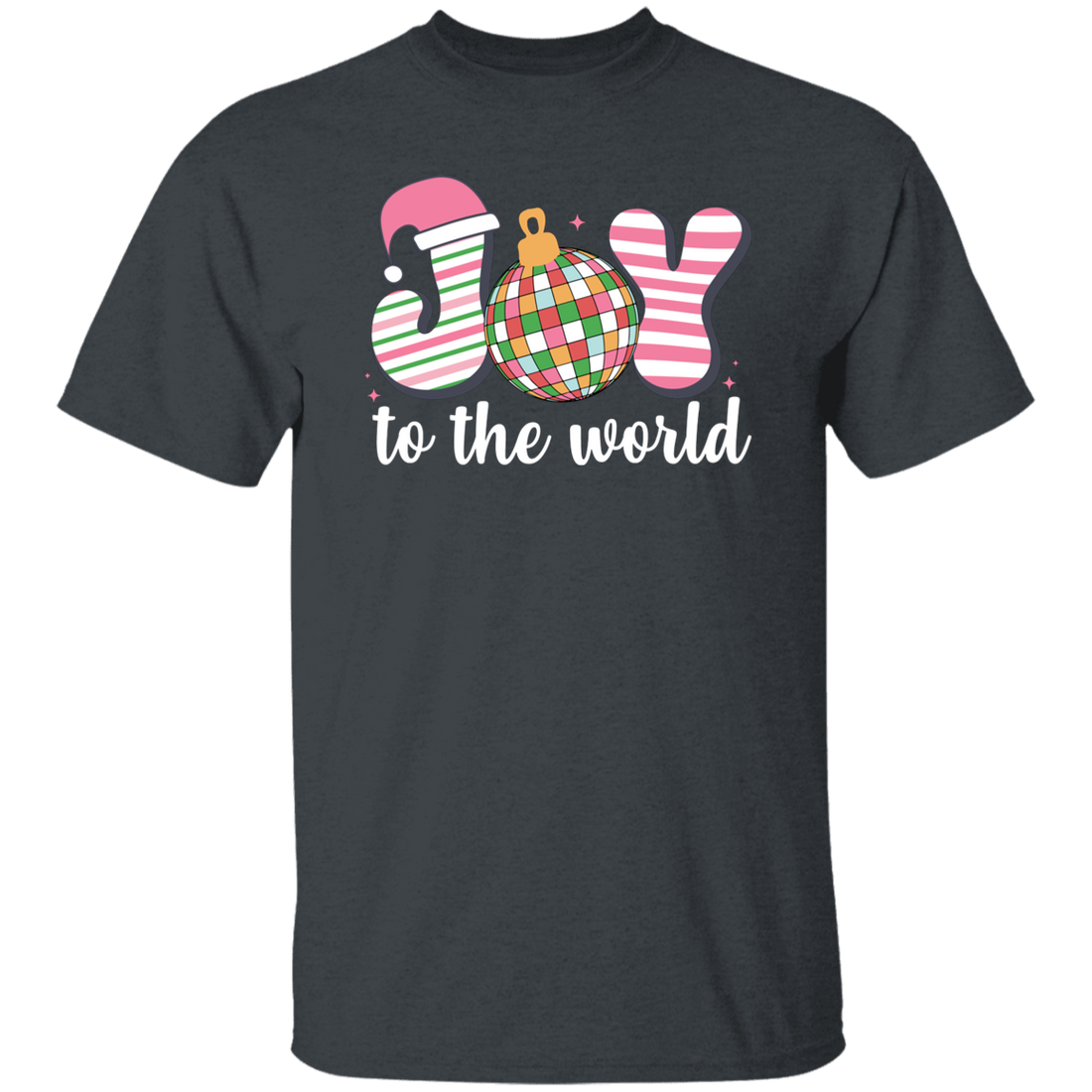 Joy To The World, Disco Balls, Tis The Season, Disco Verse Unisex T-Shirt
