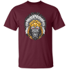 Gorilla Wearing Aztec Headdress, Scare Of Giant Gorilla, Aztec Headdress Unisex T-Shirt