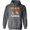 Miami Florida, Miami City, Florida Design, Retro Florida Pullover Hoodie