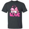 Gnome Couple, Cute Couple, Pink Gnome, Love Couple, Valentine's Day, Trendy Valentine Unisex T-Shirt