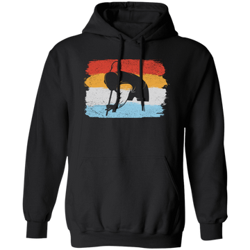 Billiard Player, Billiard Lover, Retro Billiard, Billiard Silhouette Pullover Hoodie