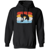 Billiard Player, Billiard Lover, Retro Billiard, Billiard Silhouette Pullover Hoodie