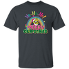 Ho Ho Ho, Grinch Christmas, Rainbow Christmas, Merry Christmas, Trendy Christmas Unisex T-Shirt