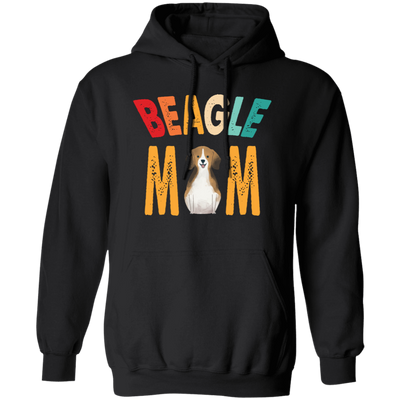 Beagle Mom, Retro Beagle, Beagle Dog Mom, Beagle Dog Pullover Hoodie