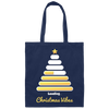 Christmas Tree, Golden Xmas Tree, Loading Xmas Tree, Merry Christmas, Trendy Chrismas Canvas Tote Bag