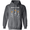 Dancing Skeleton, Spooky Vibes, Happy Halloween Pullover Hoodie