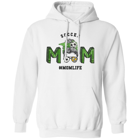 Soccer Mom, Mom Life, Messy Buns, Messy Mom Pullover Hoodie