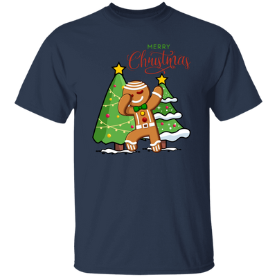 Funny Gingerbread, Dabbing Gingerbread, Funny Christmas, Merry Christmas, Trendy Christmas Unisex T-Shirt