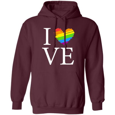 Love Is Love, LGBT Love, Lgbt's Day, Lgbt Heart Design Pullover Hoodie