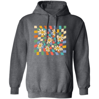 Groovy Emotion, Smile Icon, Smiley Face, Smiley Sunflower Pullover Hoodie