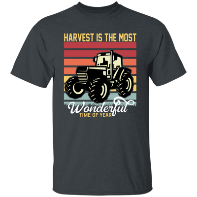 Harvest Is The Most Wondeful Time Of Year, Retro Farmer Unisex T-Shirt