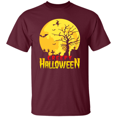 Creepy Gift, Funny Ghost Witch, Funny Halloween, Halloween Gift Unisex T-Shirt