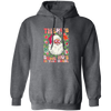 There's Some Ho's In This House, Cute Santa, Groovy Christmas Pullover Hoodie