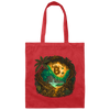 Love Bitcoin Gift, Bitcoin In The Jungle, Secret Forest, Mystery Jungle Canvas Tote Bag