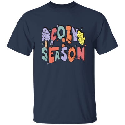 Cozy Season, Fall, Autumn, Groovy Fall Season Unisex T-Shirt