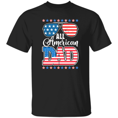 Father's Day, All American Dad, American Sunglasses Unisex T-Shirt