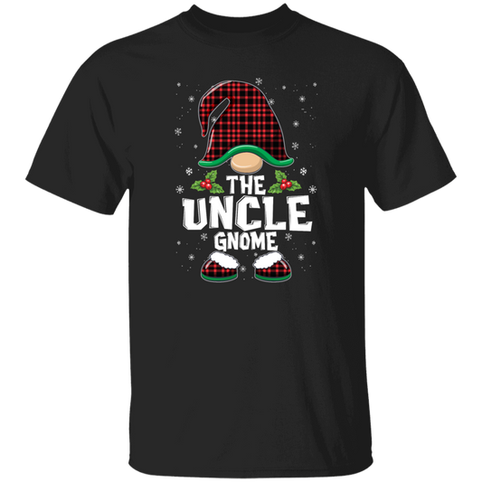 The Uncle Gnome Present For Family, Xmas Cute Gnome Lover Unisex T-Shirt