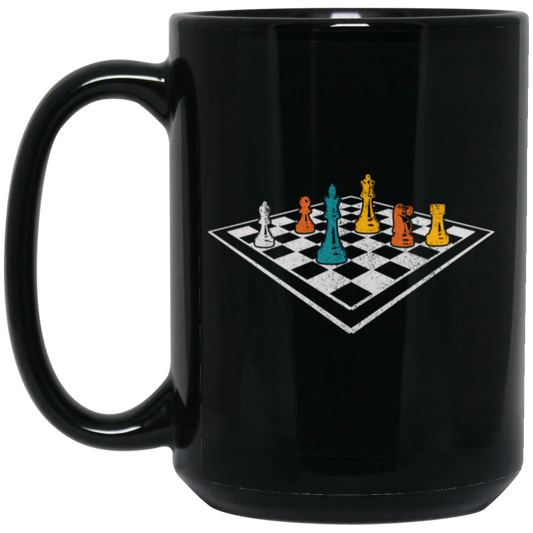 Chess Player, Chess Team, Chess Club, Master Chess Black Mug