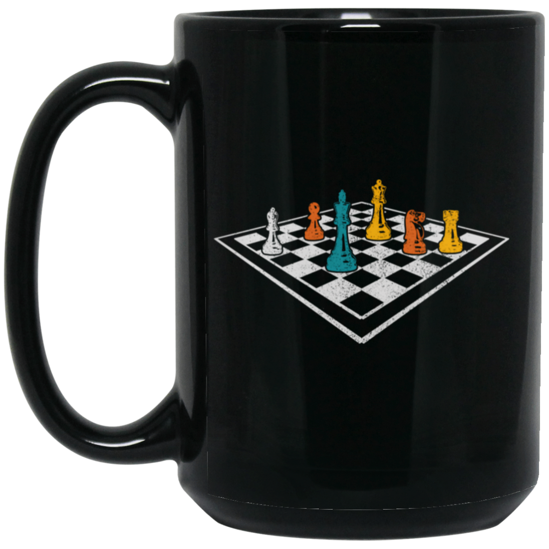 Chess Player, Chess Team, Chess Club, Master Chess Black Mug