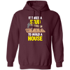 Carpenter Love Gift, Woodworker Takes A Stud To Build A House Pullover Hoodie