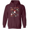 Love Noel, Funny Santa, Merry Christmas, Santa Claus Pullover Hoodie