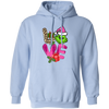 Love Grinch, Pink Grinch, Funny Love Grinch, Trendy Grinch, Merry Christmas, Trendy Christmas Pullover Hoodie